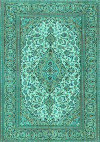 Persian Turquoise Traditional Rug, tr4048turq