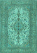 Persian Turquoise Traditional Rug, tr4048turq