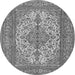 Square Persian Gray Traditional Rug, tr4048gry