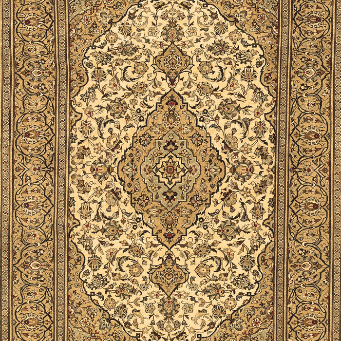 Machine Washable Persian Brown Traditional Rug, wshtr4048brn