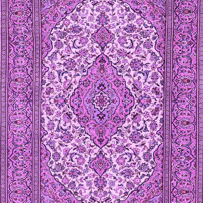 Machine Washable Persian Purple Traditional Area Rugs, wshtr4048pur