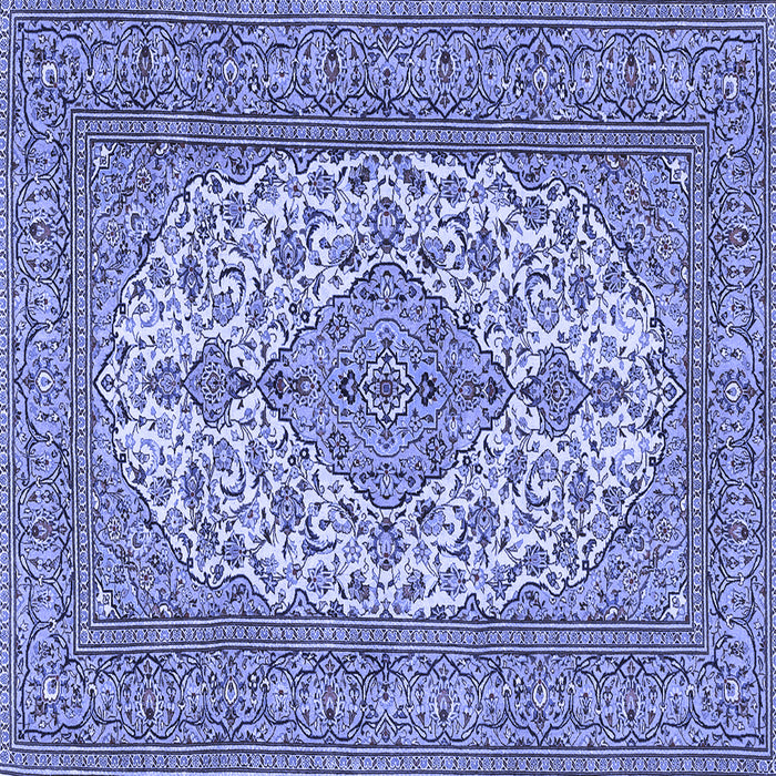 Square Persian Blue Traditional Rug, tr4048blu