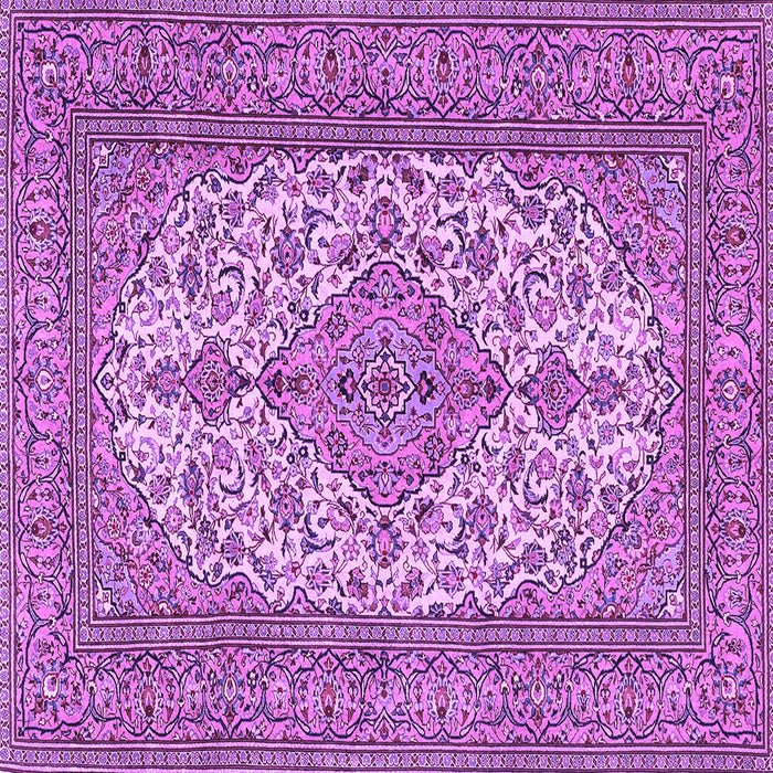 Square Persian Purple Traditional Rug, tr4048pur