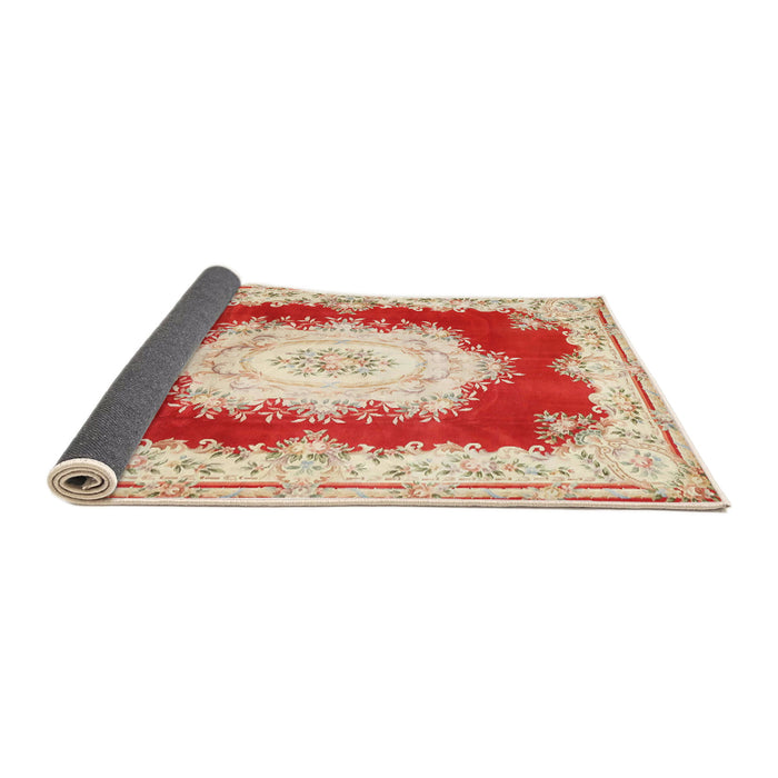 Sideview of Traditional Red Medallion Rug, tr4049