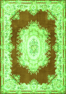 Medallion Green French Rug, tr4049grn