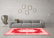 French Red Washable Rugs