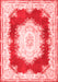 Medallion Red French Area Rugs