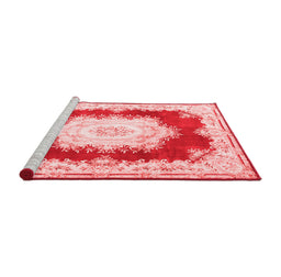 French Red Washable Rugs