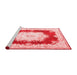 French Red Washable Rugs