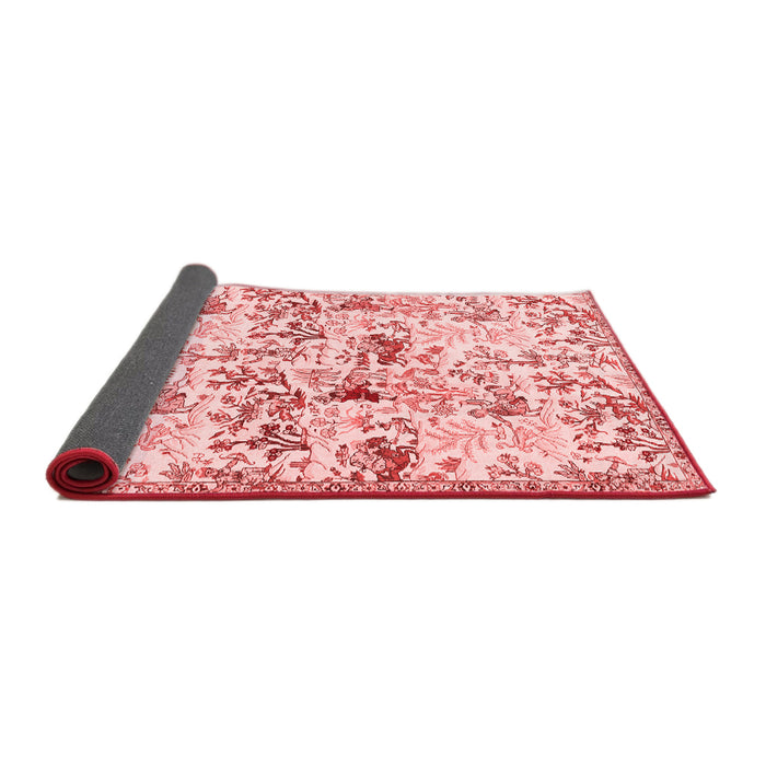Animal Red Traditional Area Rugs