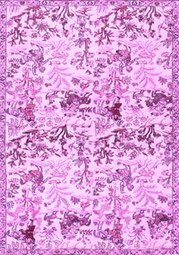 Animal Purple Traditional Rug, tr404pur