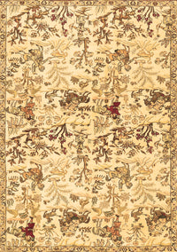 Animal Brown Traditional Rug, tr404brn