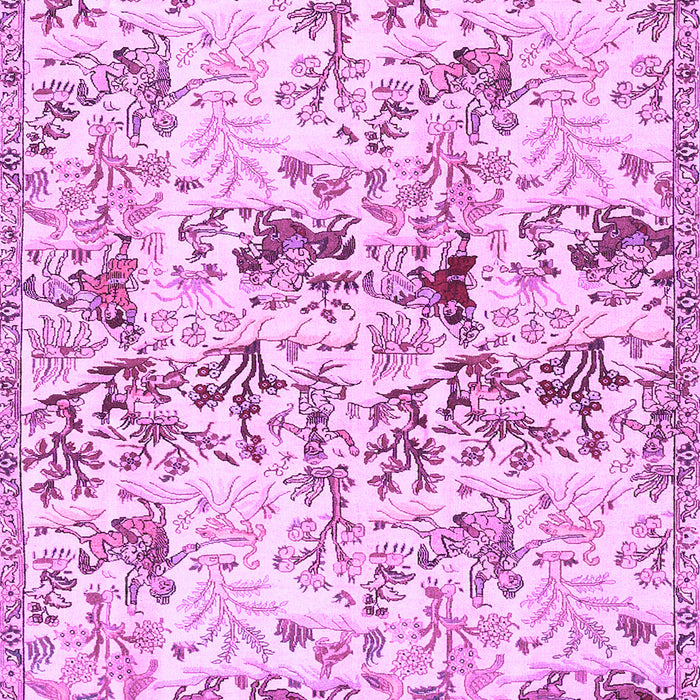 Machine Washable Animal Purple Traditional Area Rugs, wshtr404pur