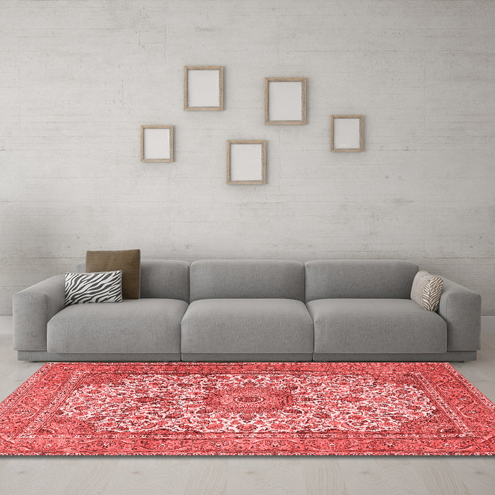 Traditional Red Washable Rugs