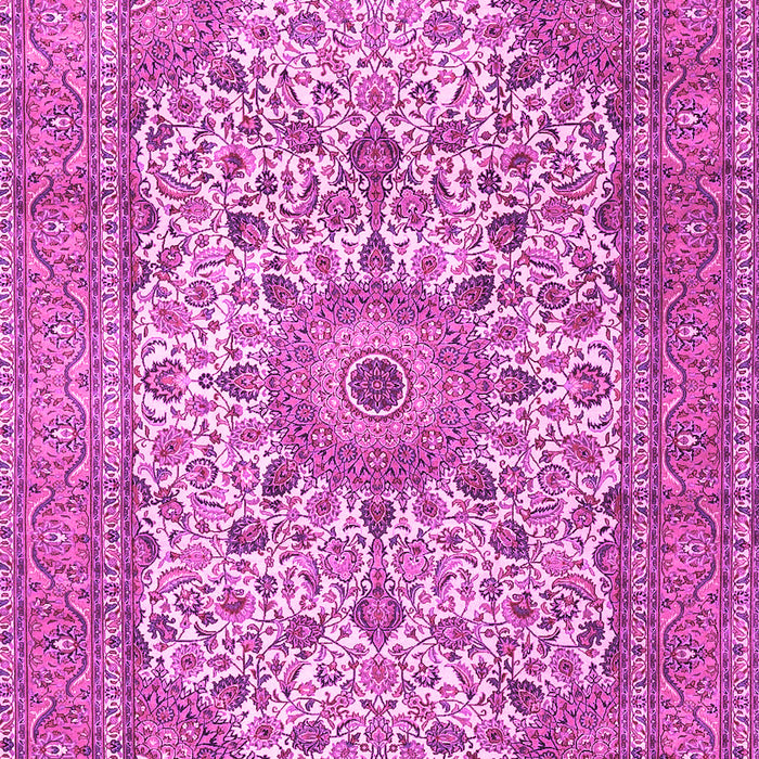 Machine Washable Persian Pink Traditional Rug, wshtr4050pnk