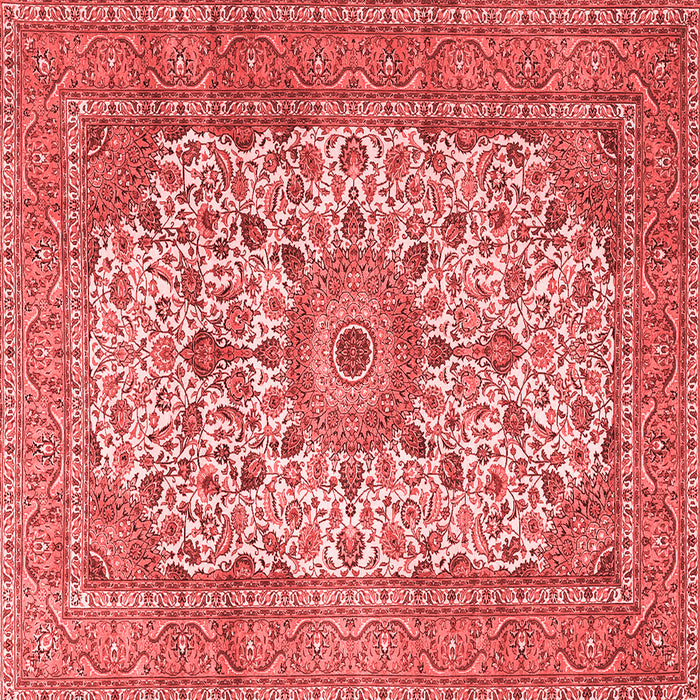 Machine Washable Persian Red Traditional Rug, wshtr4050red