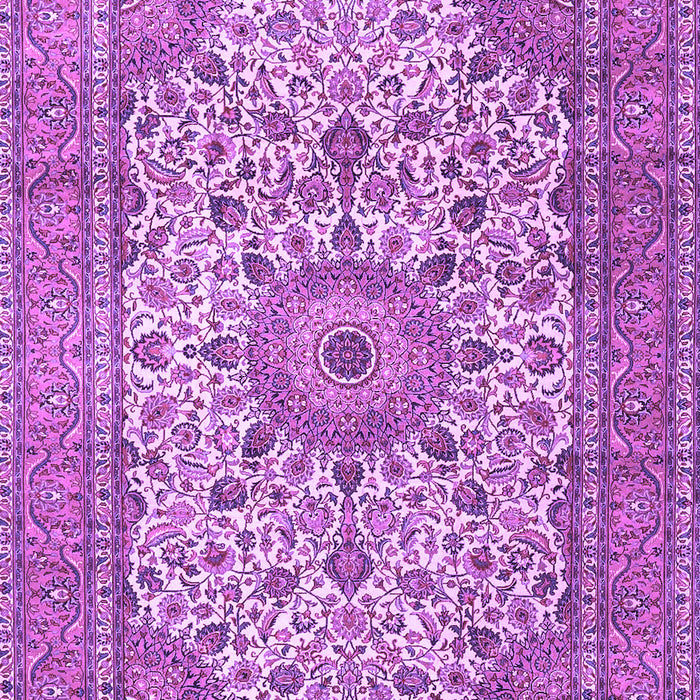 Machine Washable Persian Purple Traditional Area Rugs, wshtr4050pur