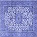 Square Persian Blue Traditional Rug, tr4050blu