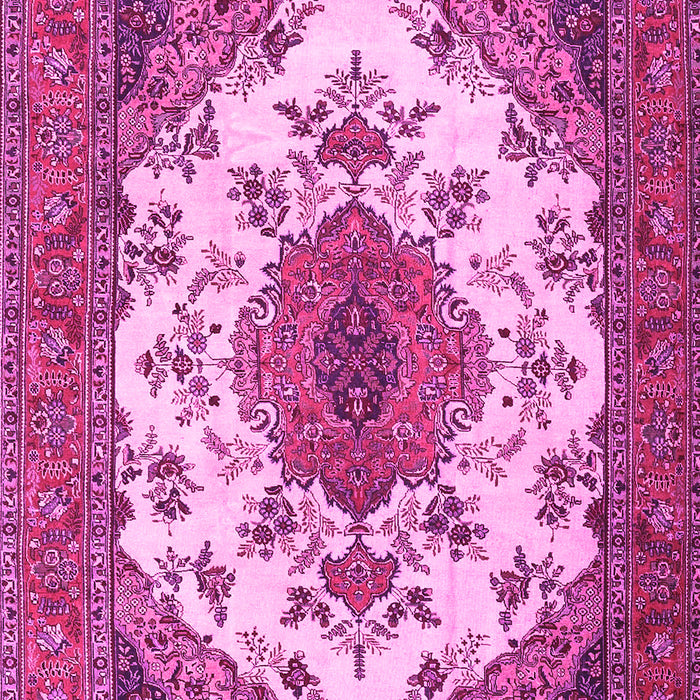 Medallion Pink Traditional Rug, tr4051pnk