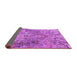 Sideview of Persian Purple Traditional Rug, tr4052pur