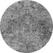 Square Persian Gray Traditional Rug, tr4052gry