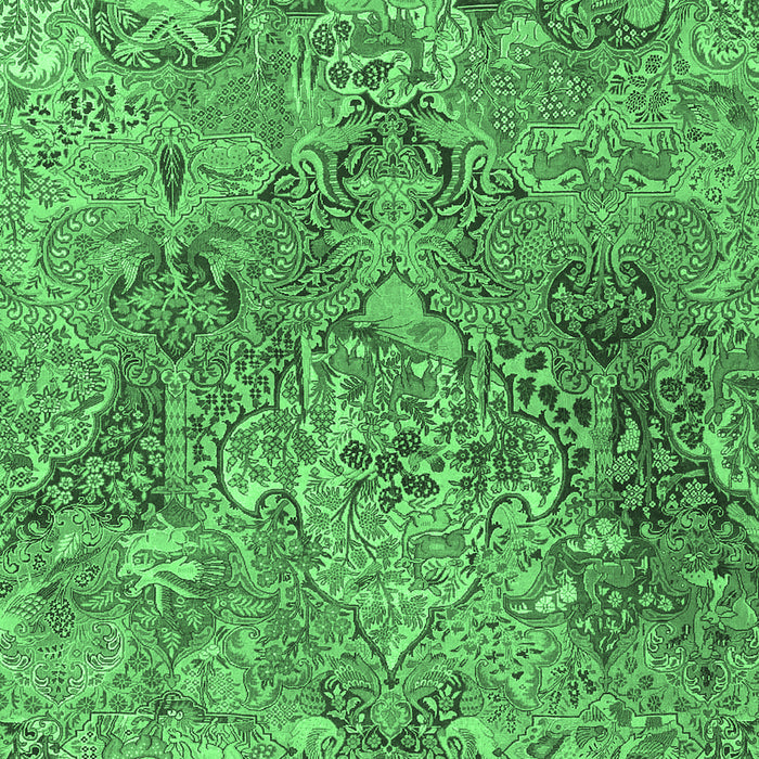 Persian Emerald Green Traditional Rug, tr4052emgrn