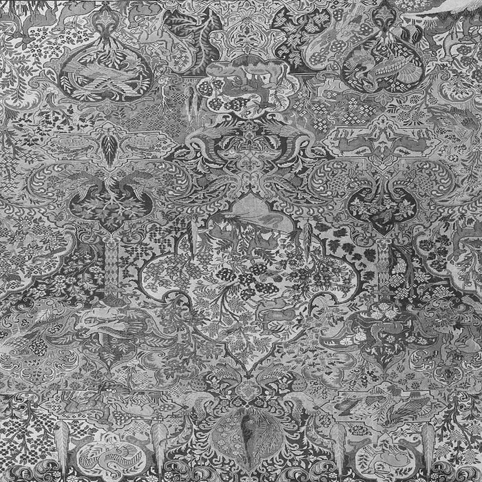 Serging Thickness of Persian Gray Traditional Rug, tr4052gry