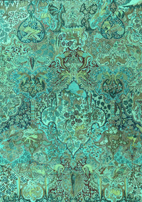 Persian Turquoise Traditional Rug, tr4052turq