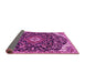 Sideview of Persian Pink Traditional Rug, tr4053pnk