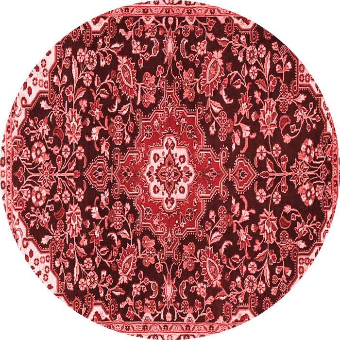 Machine Washable Persian Red Traditional Rug, wshtr4053red