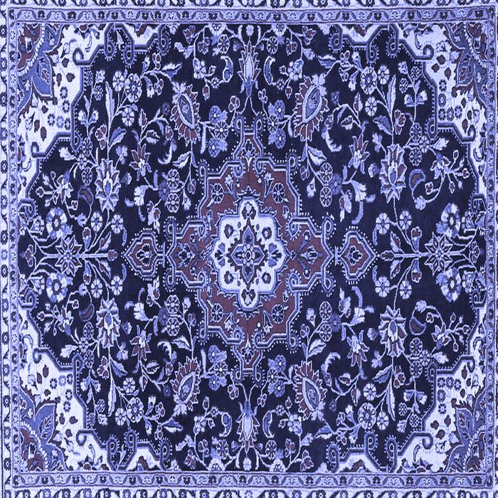 Square Persian Blue Traditional Rug, tr4053blu