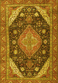 Persian Yellow Traditional Rug, tr4054yw