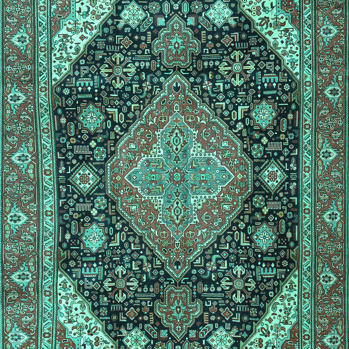 Persian Turquoise Traditional Rug, tr4054turq