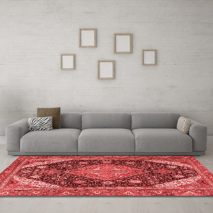 Traditional Red Washable Rugs