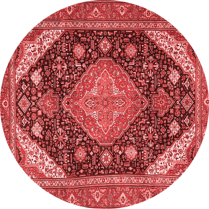 Machine Washable Persian Red Traditional Rug, wshtr4054red