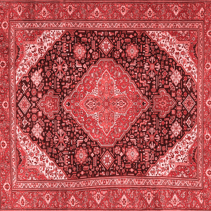 Machine Washable Persian Red Traditional Rug, wshtr4054red