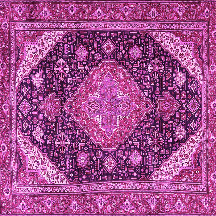 Square Persian Pink Traditional Rug, tr4054pnk