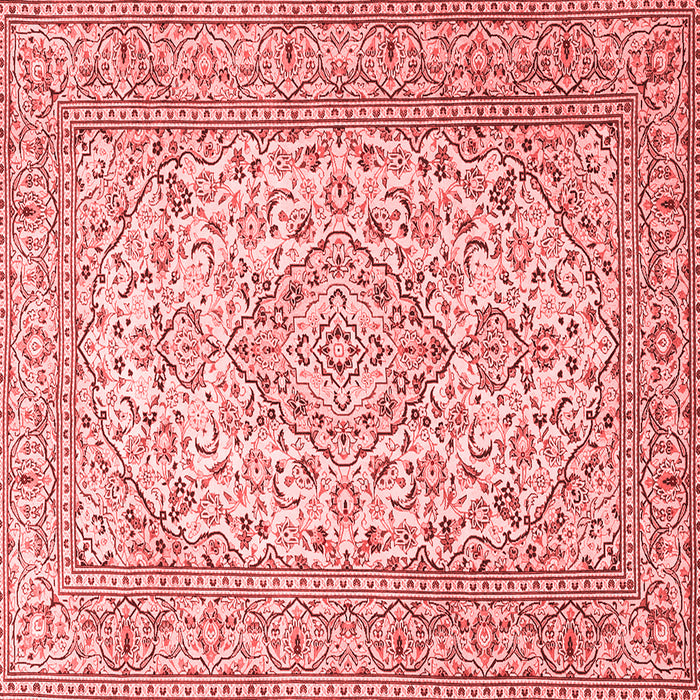Machine Washable Persian Red Traditional Rug, wshtr4055red