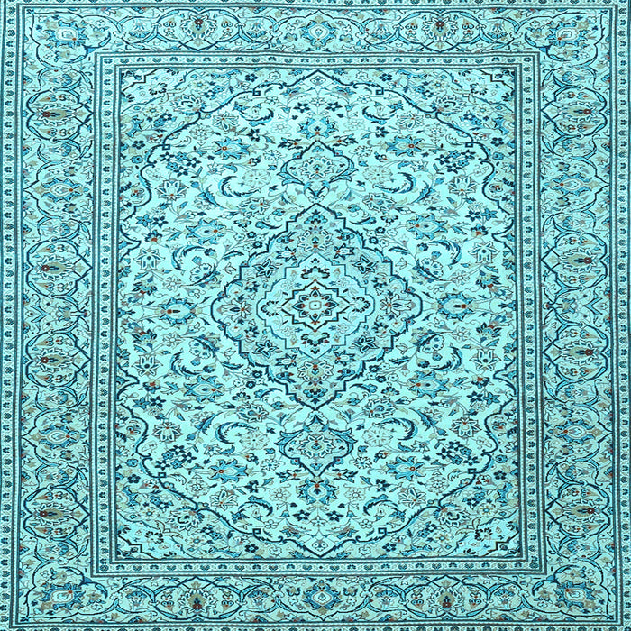 Square Persian Light Blue Traditional Rug, tr4055lblu