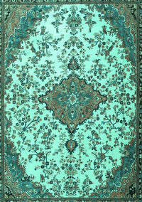 Persian Turquoise Traditional Rug, tr4056turq