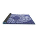 Sideview of Persian Blue Traditional Rug, tr4056blu