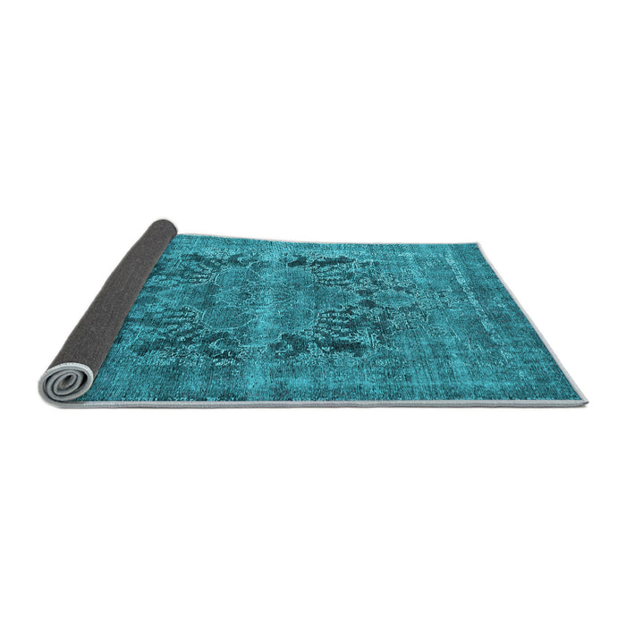 Sideview of Persian Light Blue Traditional Rug, tr4057lblu