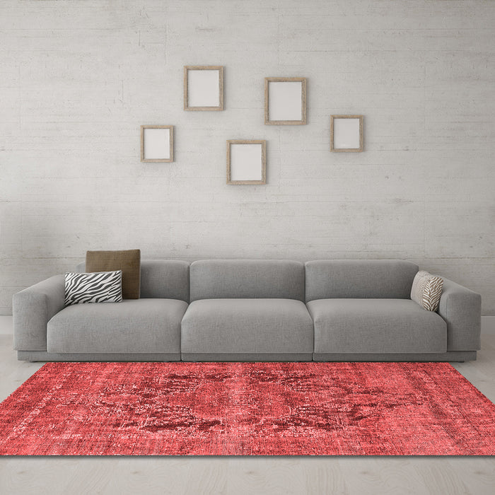 Traditional Red Washable Rugs