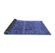 Sideview of Persian Blue Traditional Rug, tr4057blu