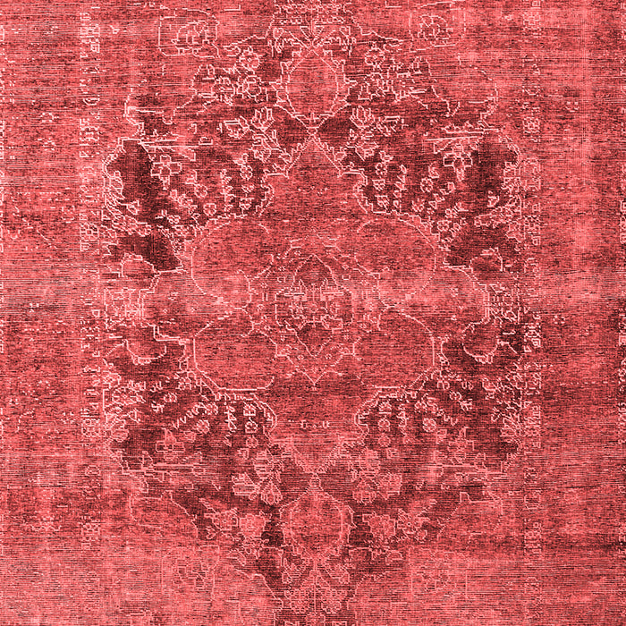 Machine Washable Persian Red Traditional Rug, wshtr4057red