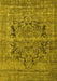 Persian Yellow Traditional Rug, tr4057yw