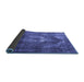 Sideview of Persian Blue Traditional Rug, tr4058blu