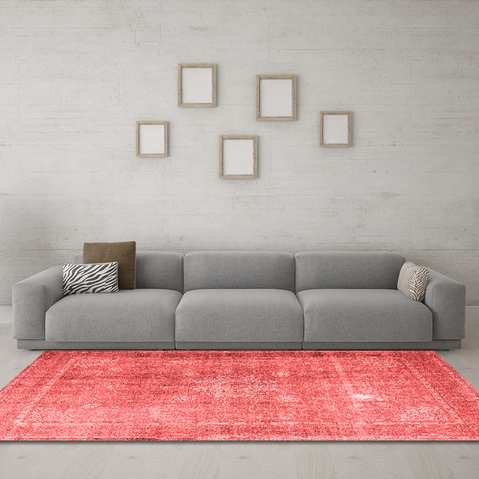 Traditional Red Washable Rugs