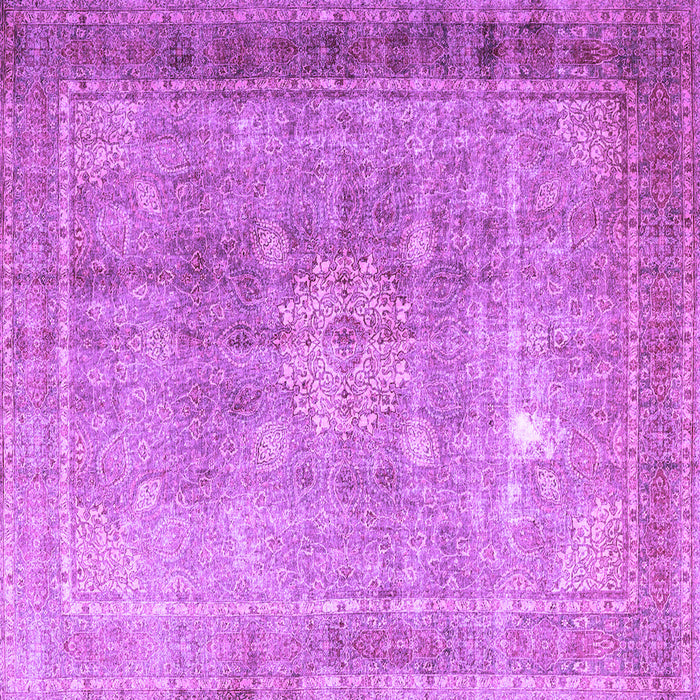 Square Persian Purple Traditional Rug, tr4059pur