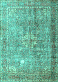 Persian Turquoise Traditional Rug, tr4059turq